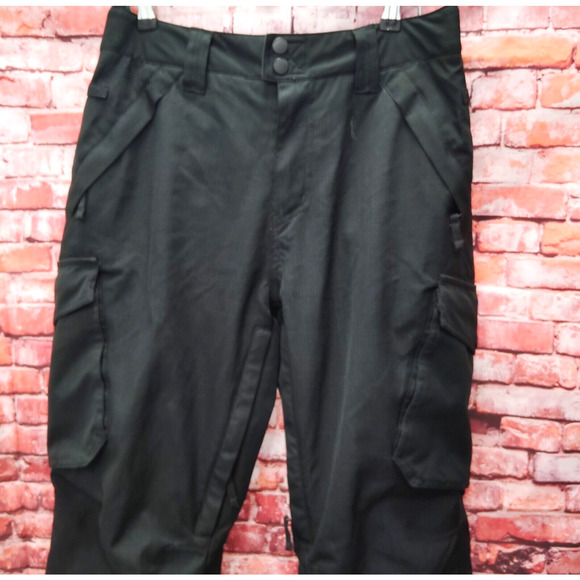 Empyre Snowboarding Pants Men's Small Black Waterproof Loose Fit Cargo Pockets - Picture 7 of 9